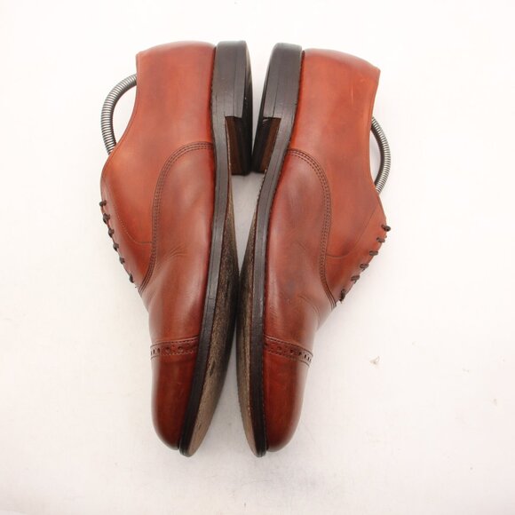 Allen Edmonds Byron Shoes Men\'s Size 12 A Narrow Brown Leather Dress Oxford USA main image 7